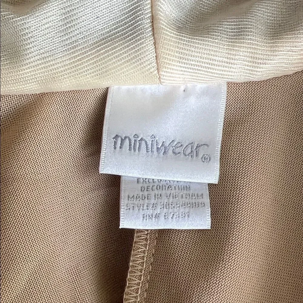 Miniwear Tan and Cream Lion Costume